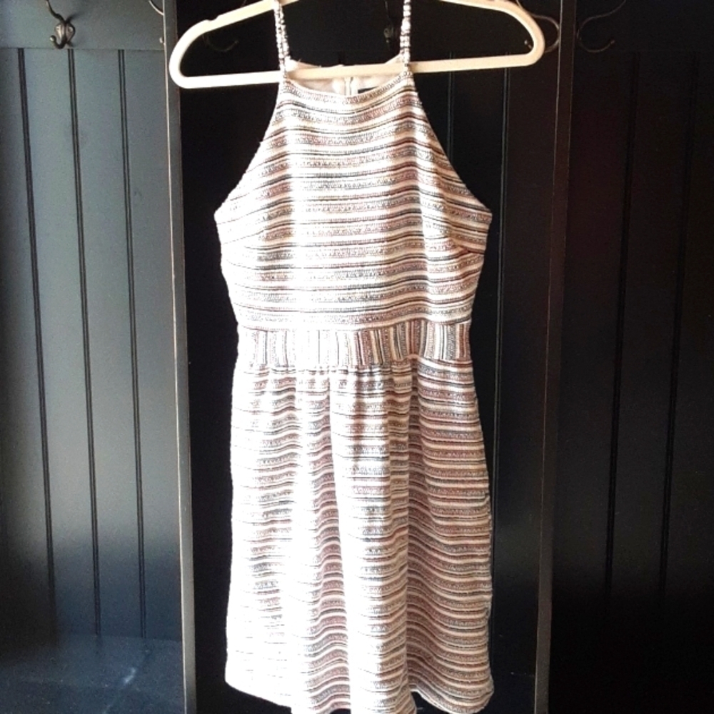 Banana Republic  size 4 stripped sleeveless dress, multi colored stripes